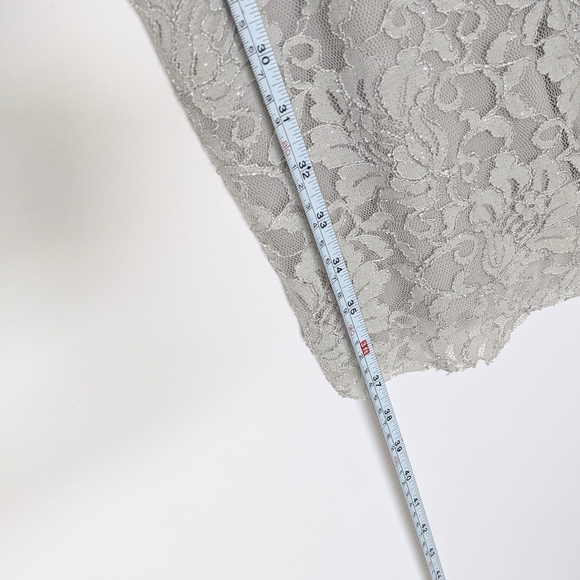 Elegant Lace Dress in Gray - Picture 8 of 11